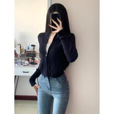 批发已出货 <b class='q'>韩版</b>软糯拉链针织衫女秋冬内搭休闲学院风毛衣外套