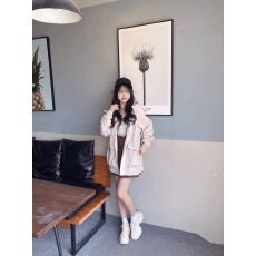 批发已出货 冲锋衣外套女复古高级小众秋冬季ulzzang港风美式<b class='q'>工装</b>夹克