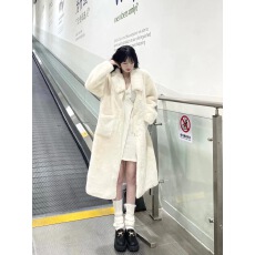 批发已出货 长款仿水貂绒毛毛外套女<b class='q'>秋</b>冬懒兔毛年轻环保皮草加厚大衣