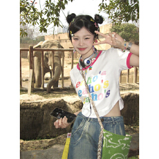 批发已出货 纯棉 32支 拉架 修身短袖<b class='q'>t</b><b class='q'>恤</b>女