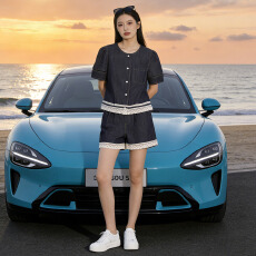 批发女夏季新款韩版运动休闲套<b class='q'>装</b>宽松圆领花边短袖上衣阔腿短<b class='q'>裤</b>两件套