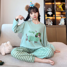 批发[黛琳芬]12码-XXL码德绒长袖<b class='q'>儿童</b>睡衣小中大男女童<b class='q'>内衣</b>家居服89