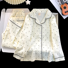 批发[黛琳芬]8码-L码多款云朵棉长袖儿童睡衣小中大童小女孩家居服91