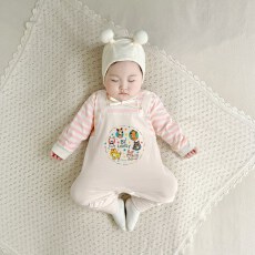 批发[黛琳芬]59-90码春秋A类双面纯棉哈衣婴童爬服新生儿可外出97