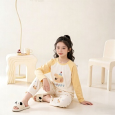 黛琳芬100码-160码纯棉卡通儿童睡衣款印花卡通男女童家居服180