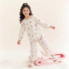 黛琳芬100码-160码32支纯棉卡通儿童睡衣款印花男女童家居服190