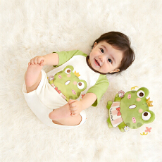 黛琳芬59码-90码A类哈衣纯棉连体儿童睡衣新生儿居服208