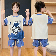 批发[黛琳芬]仿棉短袖儿<b class='q'>童</b>睡衣夏季卡通<b class='q'>中大</b><b class='q'>童</b>12码-XL男女<b class='q'>童</b><b class='q'>家居服</b>21<b class='q'>6</b>