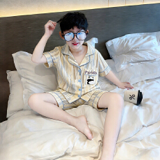 批发[黛琳芬]云朵棉儿童睡衣卡通夏天中大童12码-XL男女童家居服216
