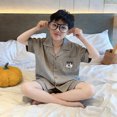 批发[黛琳芬]云朵棉儿童睡衣卡通夏天中大童12码-XL男女童家居服216