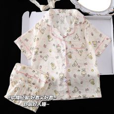 批发[黛琳芬]云朵棉儿童睡衣卡通夏天中大童12码-XL男女童家居服216