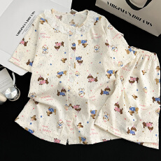 批发[黛琳芬]云朵棉儿童睡衣甜美薄款中大童10-XL码女童家居服219