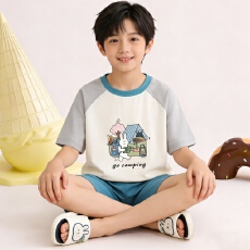 批发[黛琳芬]A类纯棉儿<b class='q'>童</b>睡衣卡通中大<b class='q'>童</b>100-160男女<b class='q'>童</b><b class='q'>家居服</b><b class='q'>220</b>
