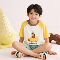 批发[黛琳芬]A类纯棉儿<b class='q'>童</b>睡衣卡通中大<b class='q'>童</b>100-160男女<b class='q'>童</b><b class='q'>家居服</b><b class='q'>220</b>