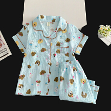 批发[黛琳芬]云朵棉儿童睡衣卡通薄款小中大童8码-L男女童家居服223