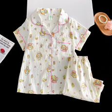 批发[黛琳芬]云朵棉儿童睡衣卡通薄款小中大童8码-L男女童家居服223