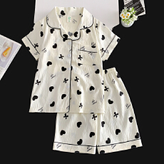 批发[黛琳芬]云朵棉儿童睡衣卡通薄款小中大童8码-L男女童家居服223