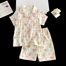 批发[黛琳芬]云朵棉儿童睡衣卡通薄款小中大童8码-L男女童家居服223