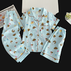批发[黛琳芬]云朵棉三件套儿童<b class='q'>睡衣</b>卡通小中大童8-L男<b class='q'>女童</b>家居<b class='q'>服</b>225