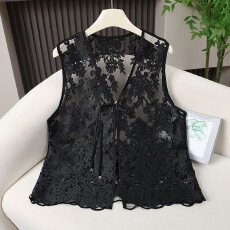 批发新中式复古背心马甲国风夏女装<b class='q'>外套</b>刺绣2026新款无袖坎肩<b class='q'>上衣</b>马夹