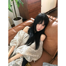 批发设计感<b class='q'>不规则</b>雪纺罩衫女多穿法长袖小衫一字肩波点抹胸上衣