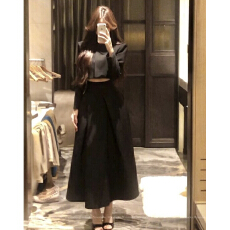 批发法式赫本风高级感套<b class='q'>装</b>女2026秋季新款短外套高腰半身裙气质两件套