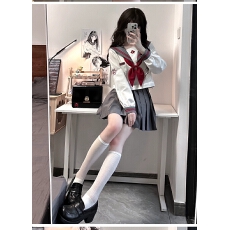 批发【悠米i】猫腻JK社原创日系不良水手服jk制服裙学院风班服套装