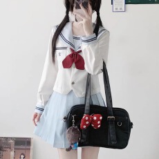 批发收腰款【盛夏】原创正版JK制服裙短袖校供<b class='q'>春</b>夏款水色基础款水手服