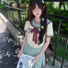 批发呦呦酱原创jk 【香草舒芙蕾】收腰K制服水手服短袖<b class='q'>夏</b>套装学生装