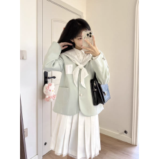 批发<b class='q'>夏</b>恩幼稚园 小松池<b class='q'>夏</b>奶绿三本水手西套装jk制服春季新款