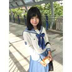 批发夏日和风铃 青铃中 原创JK制服水手服短袖夏服日系学院风校供