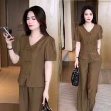 批发时尚休闲运动套装女2026夏季<b class='q'>新款</b>韩版百搭跑步服宽松款显瘦两件套