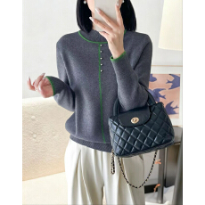 批发真现huo❤️时尚<b class='q'>妈妈</b>半高领<b class='q'>针织衫</b>2025冬装新款洋气毛衣打底衫