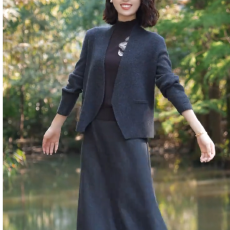 批发高端女装时尚<b class='q'>长袖</b>针织开衫上衣春秋休闲百搭毛衣<b class='q'>外套</b>2026