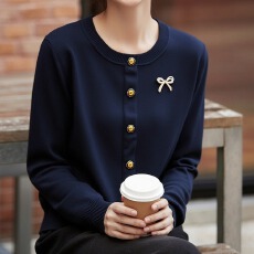 批发<b class='q'>大码</b>女装针织套装女秋冬蝴蝶结上衣百褶半身裙气质显瘦