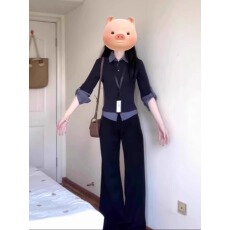 批发慵懒风撞色假两件polo领长袖<b class='q'>衬衫</b>女秋季别致小众<b class='q'>衬衣</b>掐腰时尚上衣