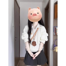 批发秋冬<b class='q'>韩版</b>小个子半拉链白色麻花毛衣女宽松慵懒风针织衫上衣