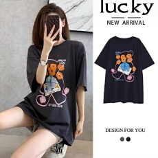 批发实拍孕妇上衣<b class='q'>夏</b>季纯棉短袖T恤圆领宽松型孕妇百搭上衣潮