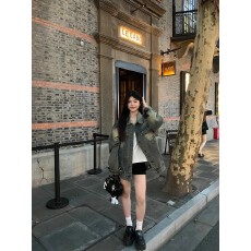 批发复古做旧阔版长袖牛仔外套女秋韩版潮ins显瘦休闲<b class='q'>百搭</b>宽松上衣女