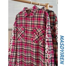 批发026字母长袖<b class='q'>衬衫</b>日系港风ins宽松<b class='q'>衬衣</b>