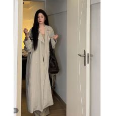 批发孙小桔松弛感做给自己穿的宽松阔版风衣