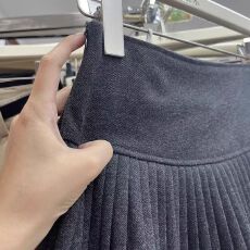 批发毛呢秋冬季气质A<b class='q'>字</b>短<b class='q'>裙</b>大码胖m高腰显瘦百褶<b class='q'>半身裙</b>女蓬蓬<b class='q'>裙</b>学院风