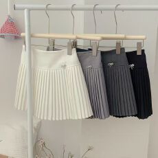 批发新款时尚<b class='q'>半身裙</b>2026秋冬季洋气百褶<b class='q'>裙</b>韩版毛呢百搭jk学院风短<b class='q'>裙</b>