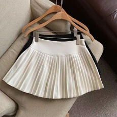 批发白色百褶裙裤女防走光<b class='q'>半身裙</b>春夏秋冬百搭显瘦显高辣妹a字<b class='q'>短裙</b>子