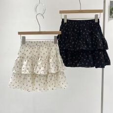 批发法式甜美碎花荷叶边小<b class='q'>短裙</b>女春季2026年新款蓬蓬裙高腰显瘦半身裙