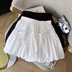 批发黑色蛋糕裙<b class='q'>半身裙</b>女夏季大码新款芭蕾风<b class='q'>高腰</b>显瘦短裙a字短款裙子
