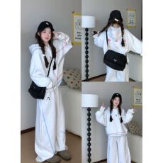 批发韩版外贸休闲运动套装女秋<b class='q'>冬</b>卫衣卫裤学生韩版宽松两件套