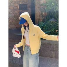 批发苏三三 针织<b class='q'>开衫</b>2025新款<b class='q'>毛衣</b>外套秋季<b class='q'>女</b>装早秋韩系穿搭连帽上衣