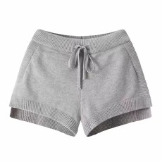 批发外穿小个子灰色<b class='q'>运动</b><b class='q'>短裤</b>2025年新款<b class='q'>女</b>简约高腰显瘦休闲超短热裤子