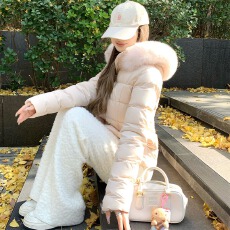 批发加绒加厚提花水貂绒打底裤女秋冬外穿保暖针织睡裤紧身弹力<b class='q'>小脚</b>裤